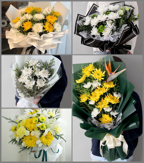 贵州黔南州贵定县金南街道乐芒村白事花束代送